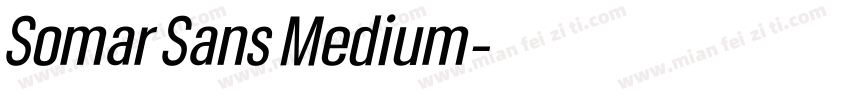 Somar Sans Medium字体转换